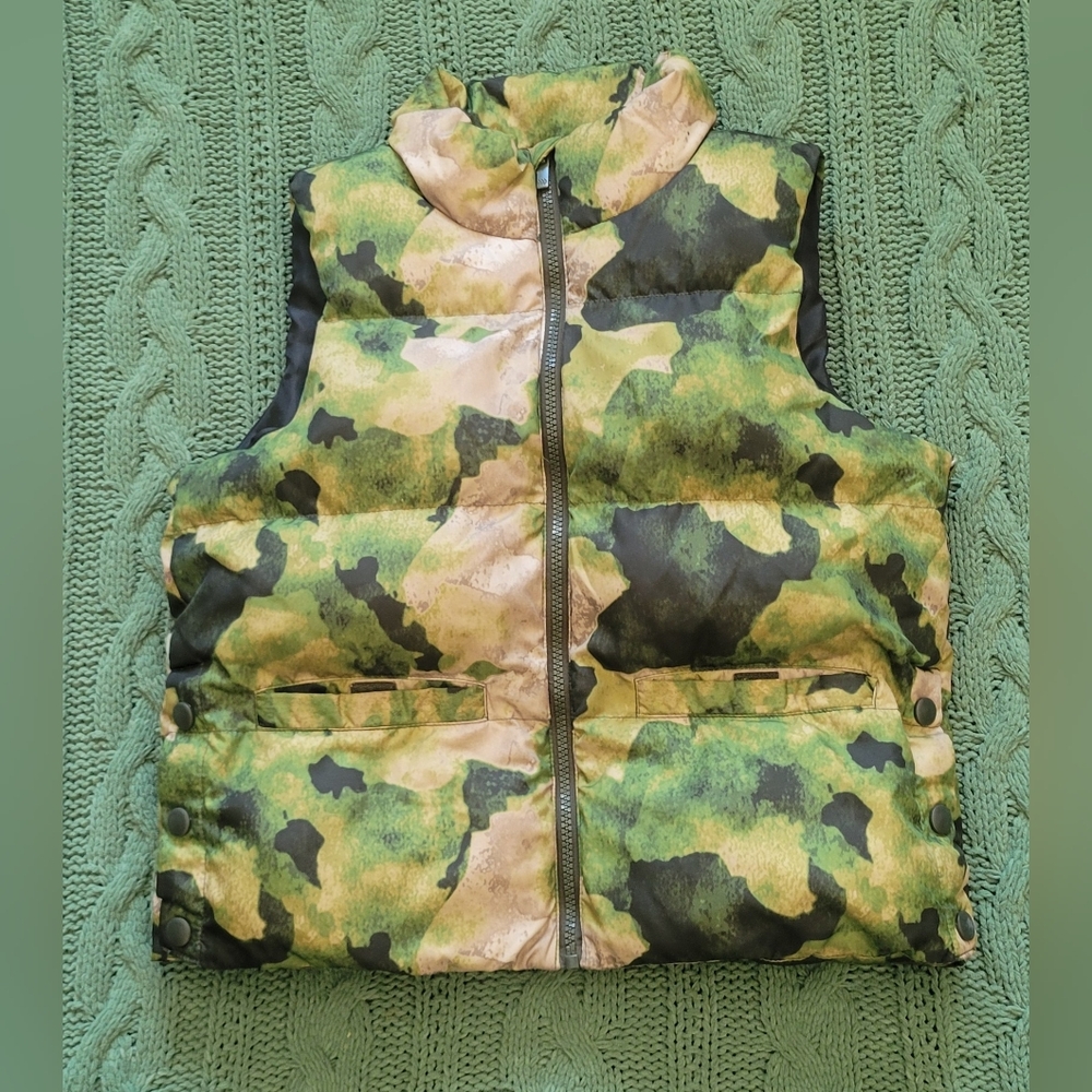 All in Motion Kids Camo Vest - Green and Tan